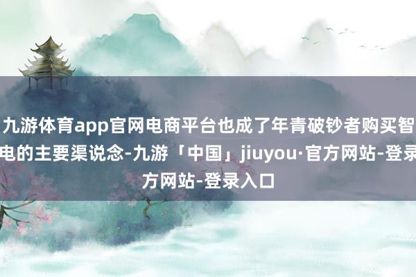 九游体育app官网电商平台也成了年青破钞者购买智能家电的主要渠说念-九游「中国」jiuyou·官方网站-登录入口